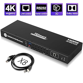 Amazon.co.jp: TESmart 16x1 HDMI KVM Switch 16 Port